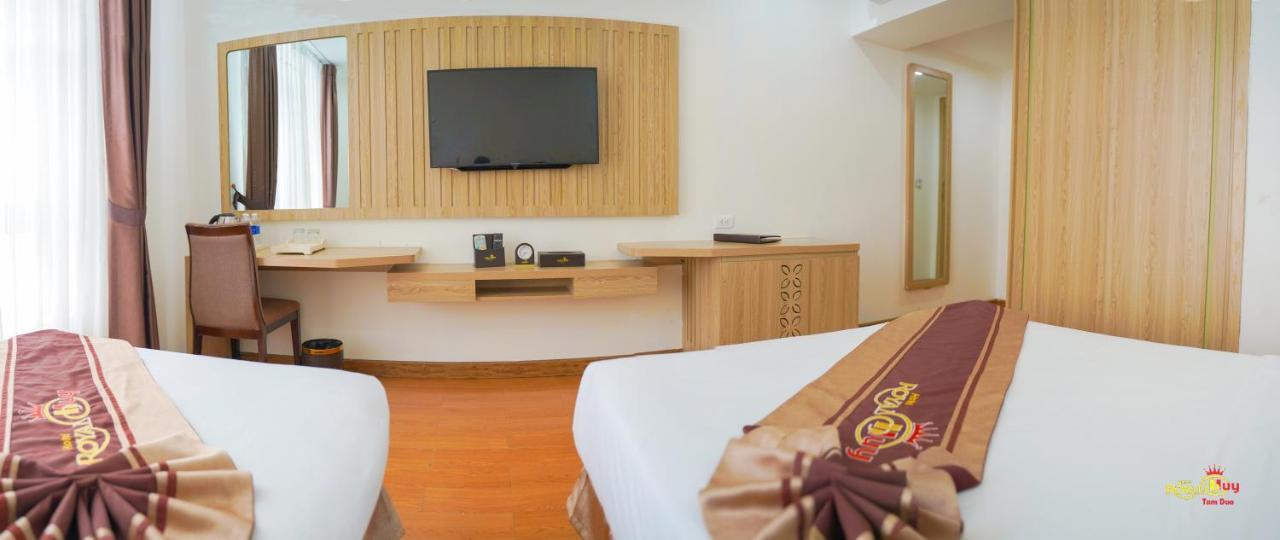 Royal Huy Hotel Tam Ðảo Exteriör bild